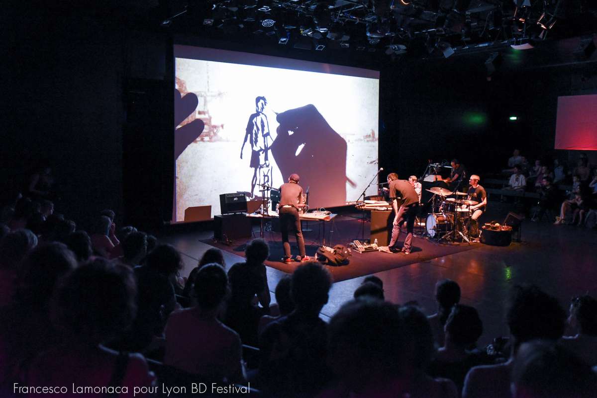 Concert BD &copy; Francesco Lamonaca pour Lyon BD Festival