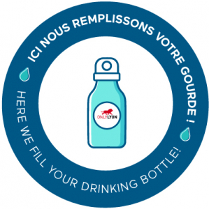Sticker de Gourde Friendly "Ici nous remplissons votre gourde"